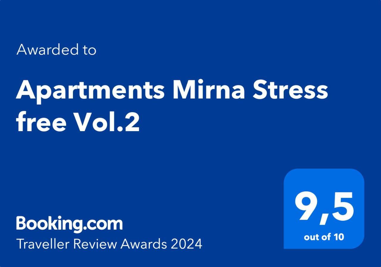 Apartments Mirna Stress Free Vol.2 Umag Exteriör bild